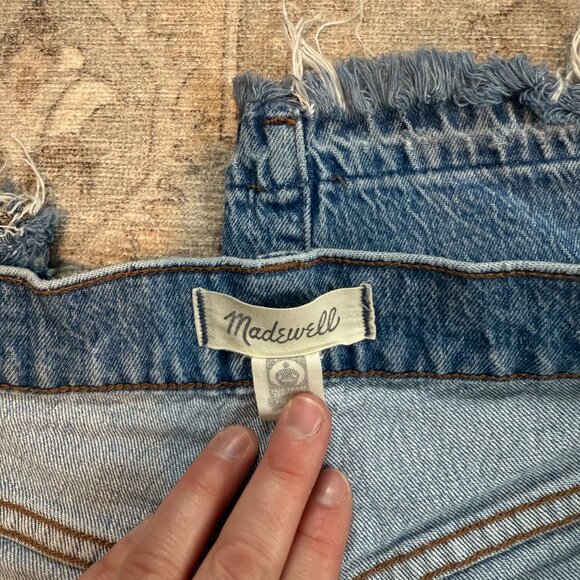 Madewell The Perfect Vintage Wide-Leg Jean - Raw hem - Size 27 - Enmore wash - Picture 4 of 7